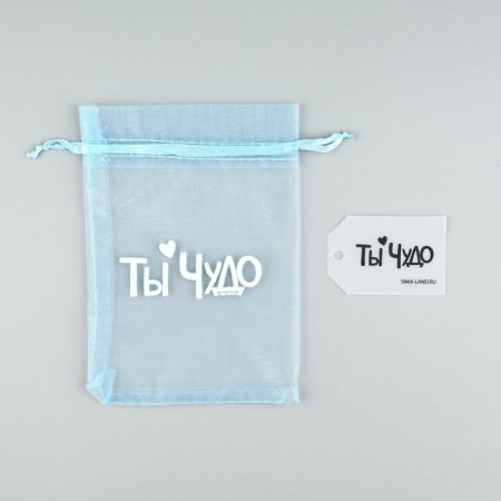 Fatin bag with a thermonacle "You are a miracle", 11 × 16 cm-5