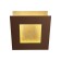 Wall lamp Mantra Dalia, Led, 1680lm, 3000k, 220x63x220 mm, brown color