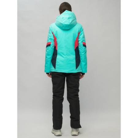 Ski costume is female, size 50, turquoise color-19