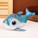 Soft toy "Dolphin", 23 cm, blue color