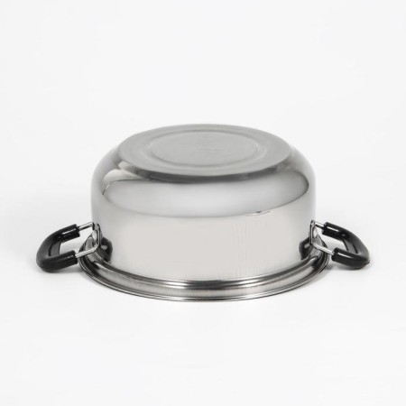 PROMO stainless steel pan, 900 ml, 16 × 7 cm, with a lid-3