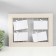 Photo frame plastic in 4 photos "simplicity" with clothespins, gray 40x30 cm