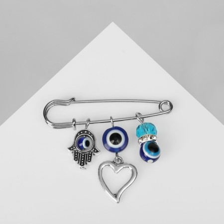 Pin-shaped “to meet the second halves”, the color is blue in silver-1