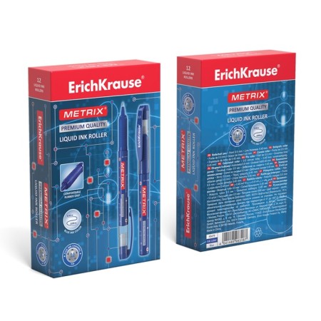 Erich Krause Metrix-roller, node 0.5, blue ink, letter length of 1200 meters-6