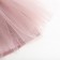 Three-layer crumb skirt, dusty pink, 17 × 19 cm
