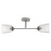 Luer "Ray" (cylinder) 2x15W E27 Model: BR 00249 White/transparent