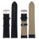 Solomon watch strap, 20 mm, eco-leather, L-19 cm, black