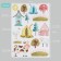 Interior color sticker "House in the village" 50x70 cm
