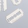 Decor metal for creativity "Blade" silver 6880 3.8x1.9 cm