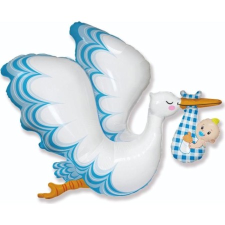 Foil ball 38 "Stork with a boy"