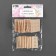 Flasp for a bra, 3 rows 3 hooks, 4.6 × 2.7 cm, 4.6 × 5 cm, 10 pcs, beige color
