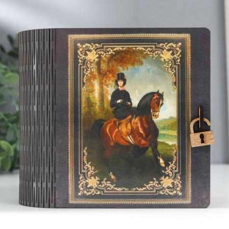 Caste-book "Horse" 14x14 cm
