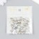 Decor for creativity plastic "Circle" set 40 pcs silver 1x1x0.3 cm
