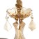 Palermo chandelier 8he14 25W cognac 72x72x60-90 cm Bayerlux
