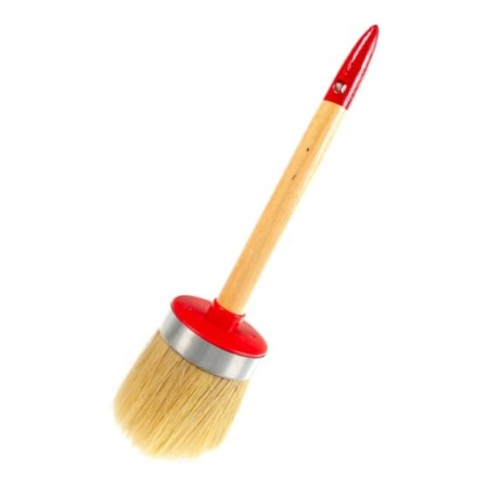Round bison 01501-65, light bristle, wooden pen, No. 20x65mm-1