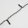 Garland "thread" 5 m, IP44, dark thread, 50 LED, glow blue/aquamarine, 2 modes, solar battery