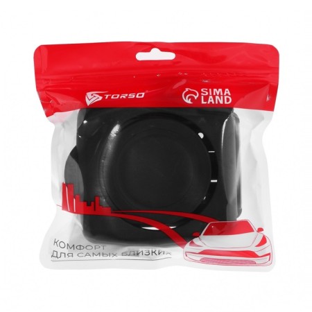 Torso cup holder in a car, black-4