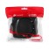 Torso cup holder in a car, black