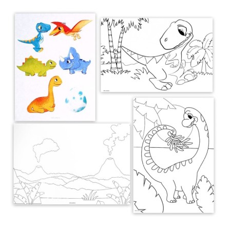 Set for painting "Dinosaurians"-2