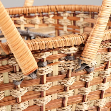 Basket wicker "picnic", without cover, 40x29x24/43 cm-14