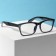 Computer glasses 28003, black gloss color