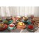Basilly Ceramic Dolyana "Sea World", 800 ml, d = 14 cm, red color