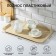 Tray, 52.5 × 32.5 cm, beige color