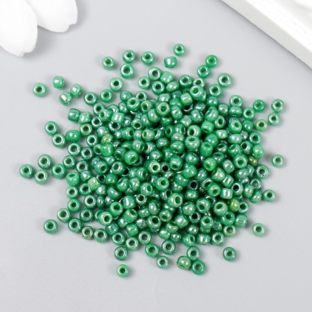 Beads "Zlatka" 08/0, 3 mm, 10 g 0127 Green-1