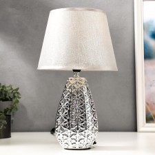 Table lamp 16417/1SL E14 40W silver 22x22x38 cm Risalux
