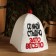 A cap for a bathhouse with an applique "I am ashamed with me, but fun"