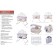 Carrycot bed bed, light gray color