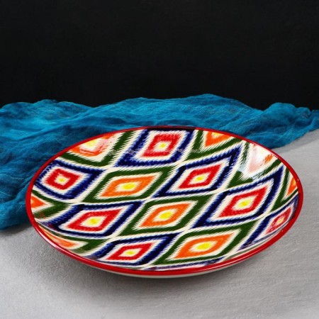 Set of Tea Rishtan Ceramics "Atlas", 9 items (teapot-0.8l, bowls- 0.3l)-1