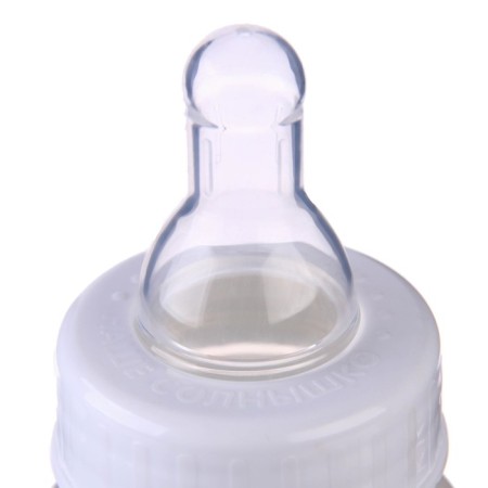 Antistress feeding bottle, classic throat, 250 ml., 0 months, cylinder-3