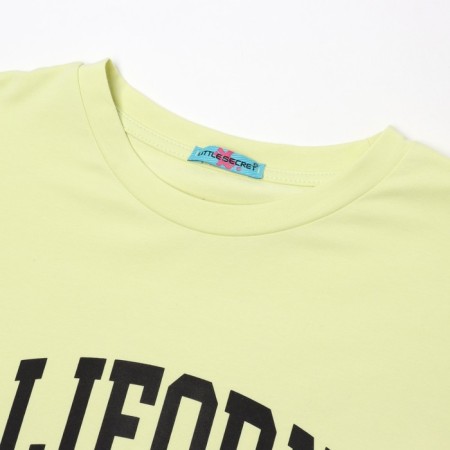 T-shirt female, yellow color, size overSize (42-46)-5