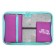 Penal 1 section 140 x 210 x 40 mm, folding pocket and cosmetic bag, fabric, calligrata top content "cat"