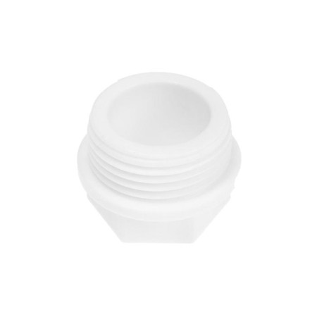 Polypropylene plug valfex, threaded, d = 32 mm x 1 ", white-1