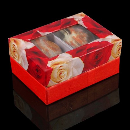 Set of glasses "Grace", 2 pcs 5x7.5 cm, onyx-3