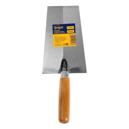 Kelma of the Tundra finisor, "trapezoid", wooden handle, 150 mm-1