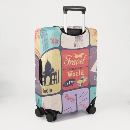 Case for a suitcase 28 ", colorful color-1