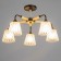 Tahiti chandelier 5x60W E27 Black+tree 55.5x55x31cm SVK