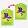 Cards on the ring for learning English "Mom and cubs", 20 cards, ring, 3+