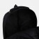 A backpack with a zipper, 3 external pockets, black/green color