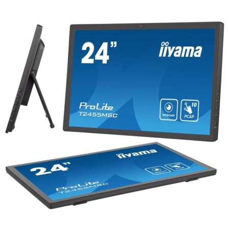 Monitor IIYAMA 23.8 "Prolite T24555MSC-B1 Black IPS LED 16: 9 HDMI M/M glossy 1000: 1 400C 107891-2