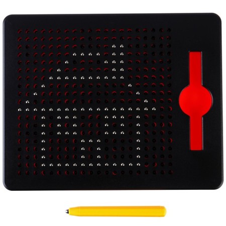 The training tablet "Magnetic drawing: fairy -tale patrol", 380 holes, black color-4