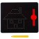 The training tablet "Magnetic drawing: fairy -tale patrol", 380 holes, black color