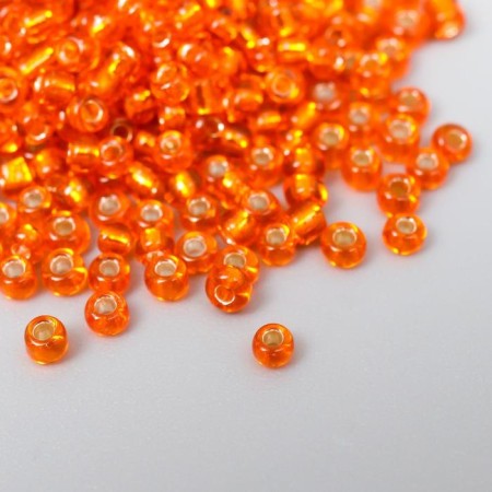12/0 round beads in the bottle "Orange" transparent-color 20 g-2