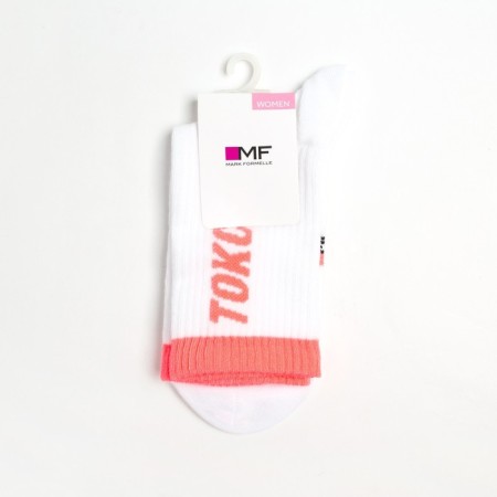 Women's socks, white color, size 23-25 ​​(36-38)-3