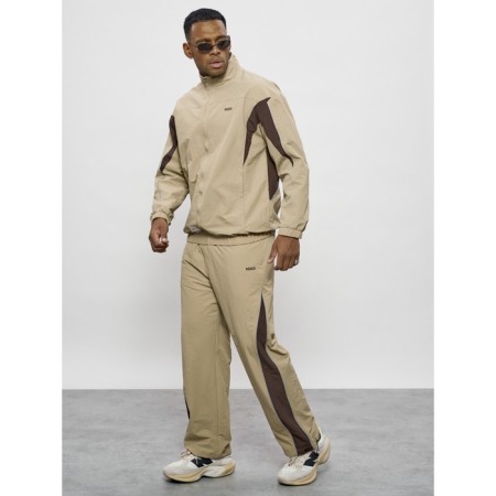 Sports suit men's, size 48, beige color-1