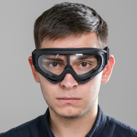 Motics driving glasses, glass is transparent, the color is black-4
