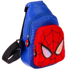 Bag on the shoulder, blue, Spider-Man